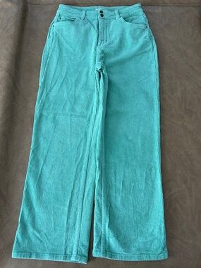 Billabong Turquoise Corduroy Wide-Leg Pants